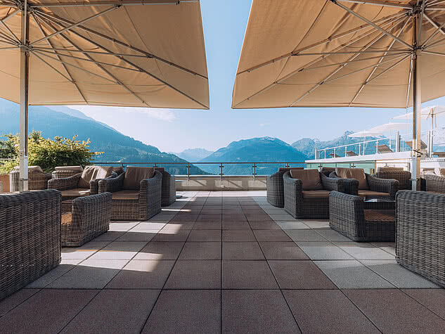 Hotel Fernblick Montafon | Terrasse 