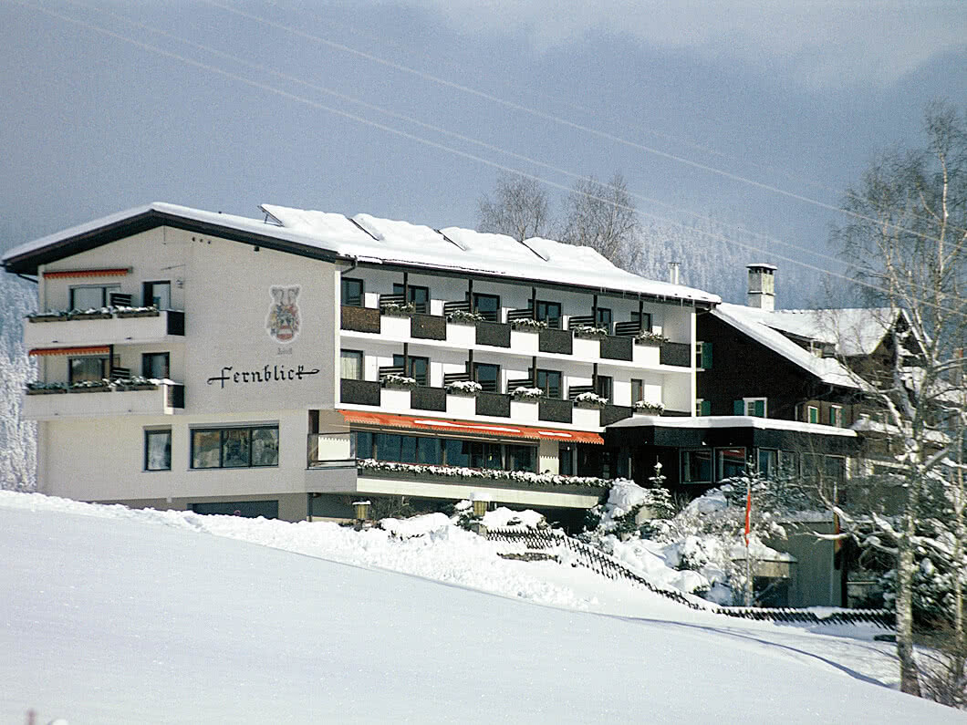 Hotel Fernblick Montafon - das Hotel im Jahr 1986
