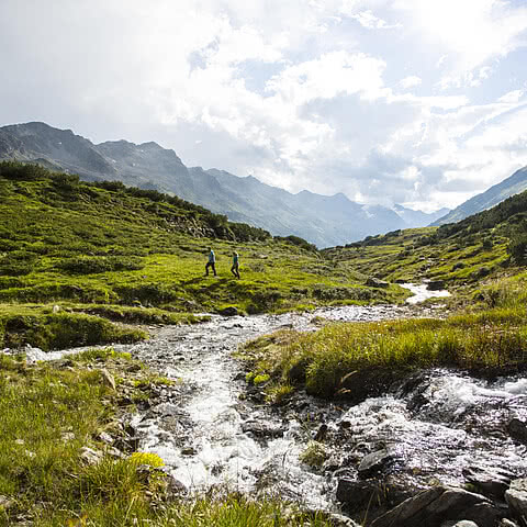 Wandern im Silbertal im Montafon