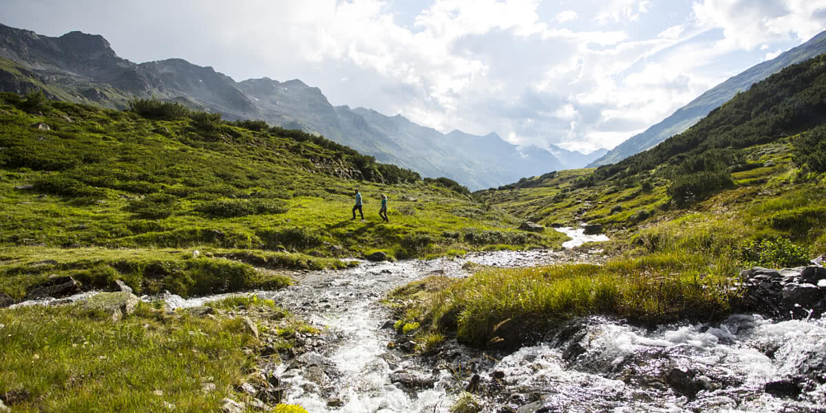 Wandern im Silbertal im Montafon