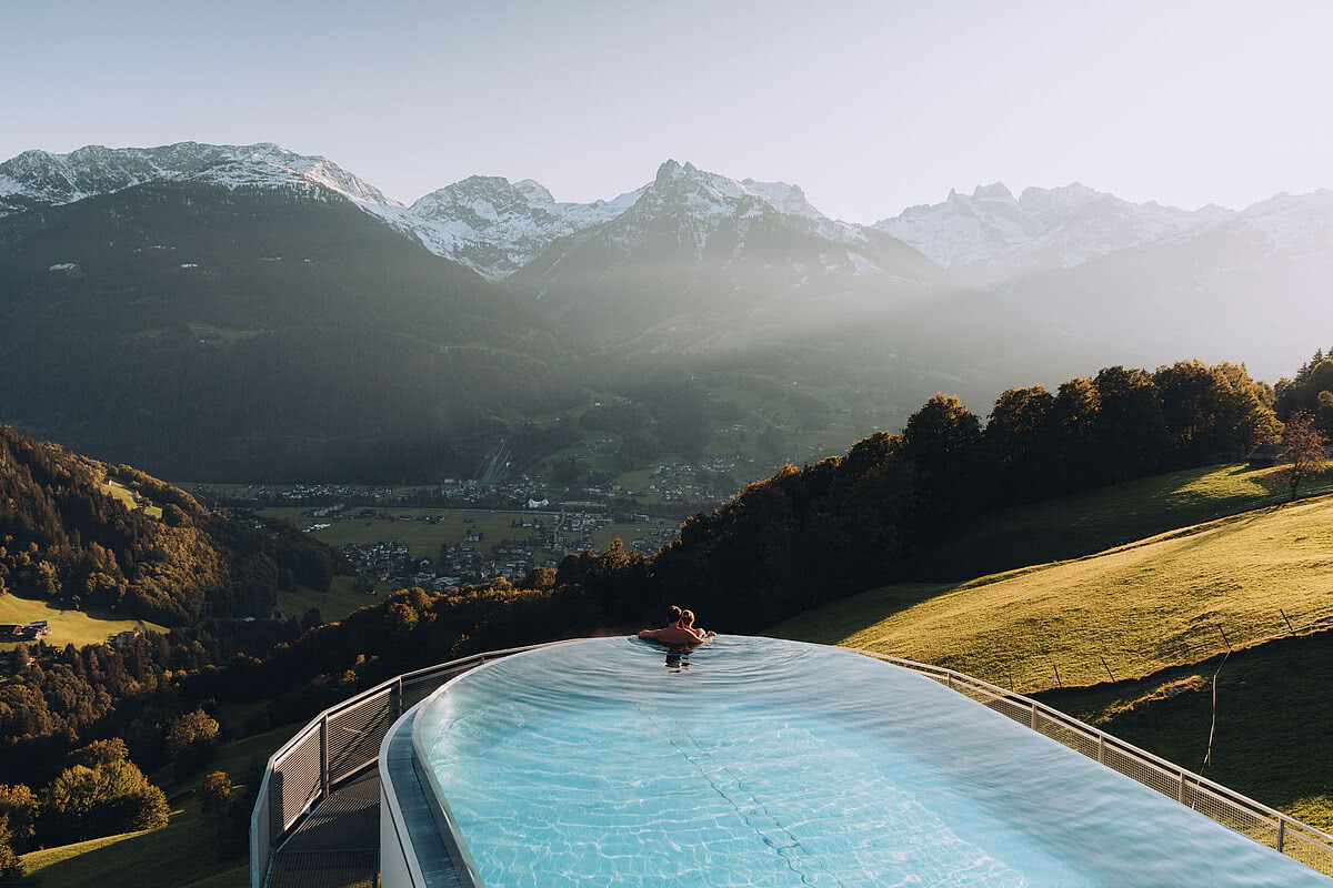 Pool Hotel Fernblick Montafon