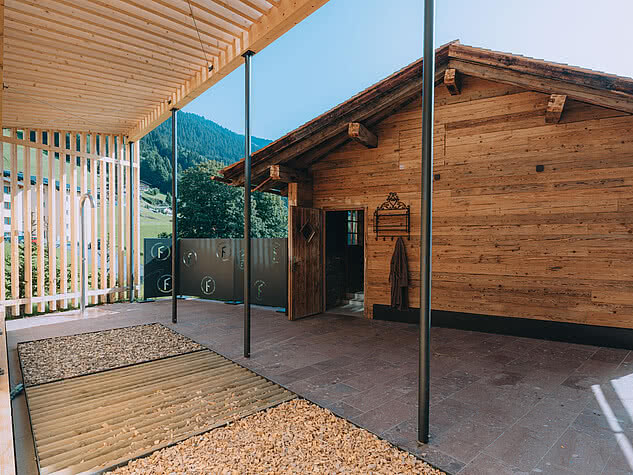 Hotel Fernblick Montafon - Außenbereich Sauna 