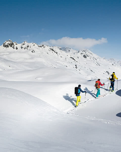 Skitourengeher im Montafon
