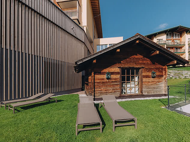 Hotel Fernblick Montafon - Außenbereich Sauna 