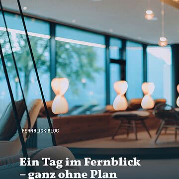 Einfach mal treiben lassen. Ein Tag im Fernblick – ganz ohne Plan. Aufwachen mit Bergblick, frühstücken ohne Zeitdruck, zwischendurch in den Spa, ein Spaziergang durch die Natur, vielleicht ein...