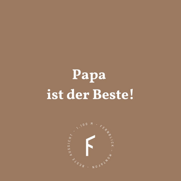 Heute sagen wir einfach mal Danke – an alle Väter, die mit Herz, Humor und Stärke durchs Leben gehen. Gönn dir einen Moment zum Durchatmen, Papa – du hast ihn dir verdient!