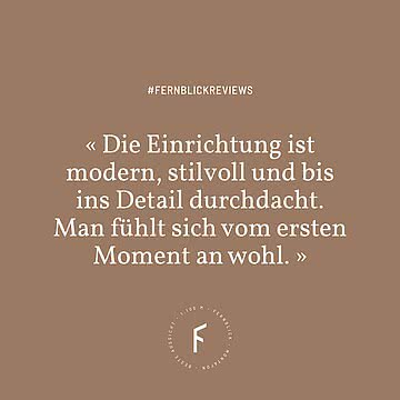 Worte, die uns besonders freuen. Zu lesen, dass sich unsere Gäste vom ersten Moment an wohlfühlen, bedeutet uns viel.