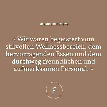 Ein Kompliment wie dieses bedeutet uns wirklich viel, denn es zeigt: All die kleinen Details, um die wir uns jeden Tag bemühen, kommen an. Für genau diese Momente machen wir, was wir machen.